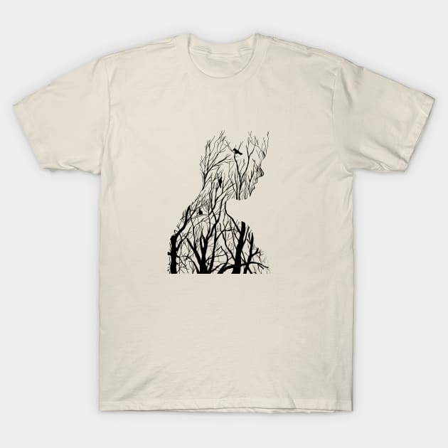 silhouette T-Shirt by SLUP.